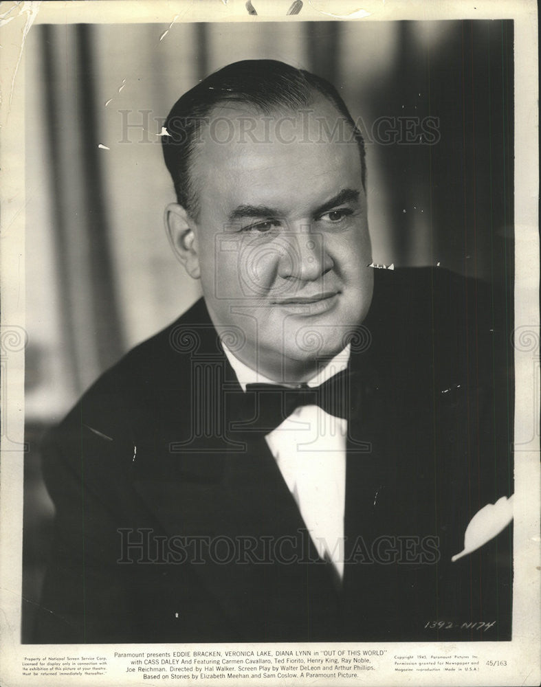 1946 Press Photo Don Wilson American Radio Announcer Chicago Illinois - Historic Images