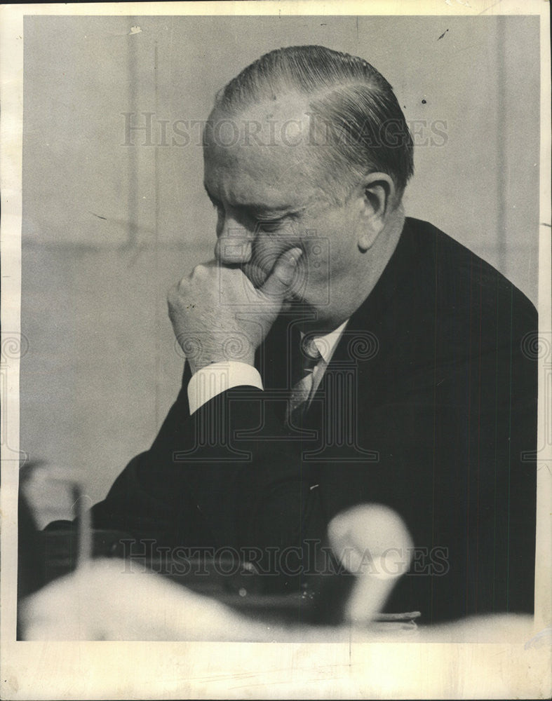 1963 Press Photo Benjamin C Willis American Superintendent of Schools Chicago - Historic Images