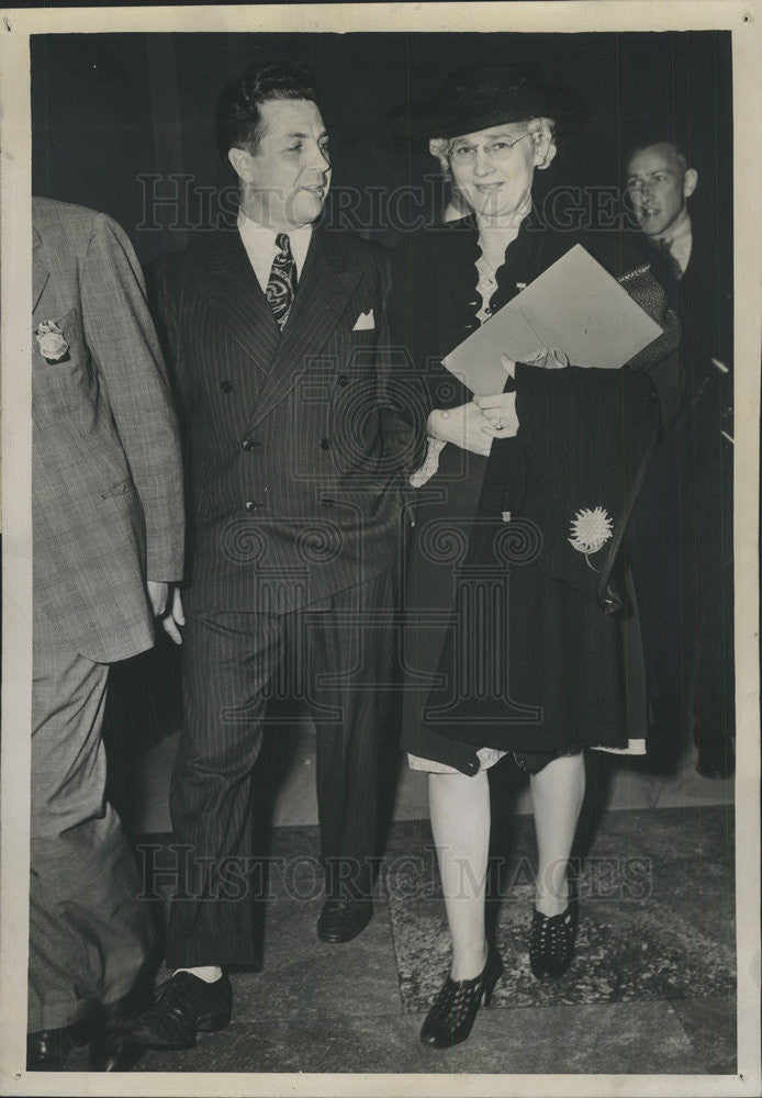 1944 Press Photo Otto Willumeit American Federal Judge Chicago Illinois - Historic Images