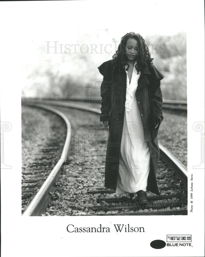 Press Photo Cassandra Wilson American Jazz Musician Vocalist Songwriter Illinois - Historic Images