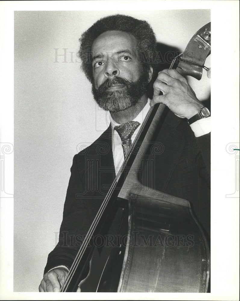 1982 Press Photo Bossist Jimmy Wills of the Corky McClerking and Singer Sasha - Historic Images