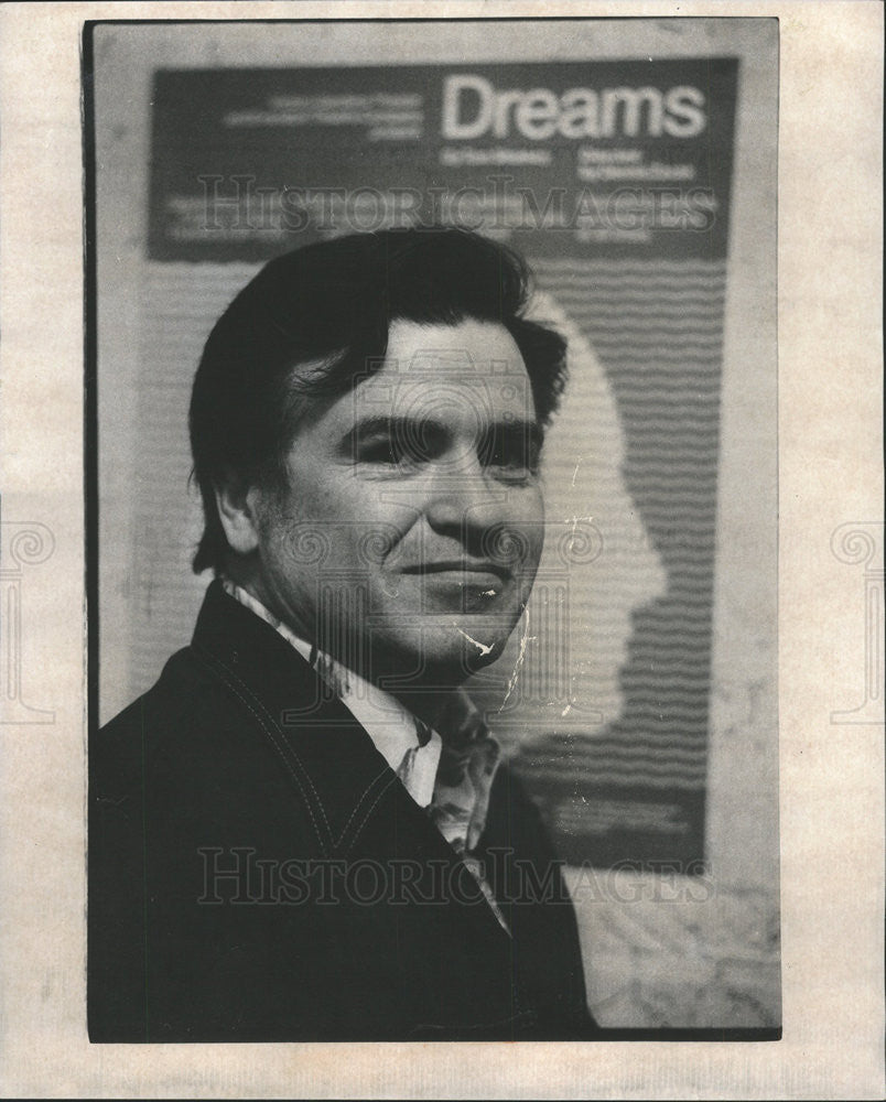 1976 Press Photo TOM SHARKEY PLAYWRIGHT DREAMS - Historic Images