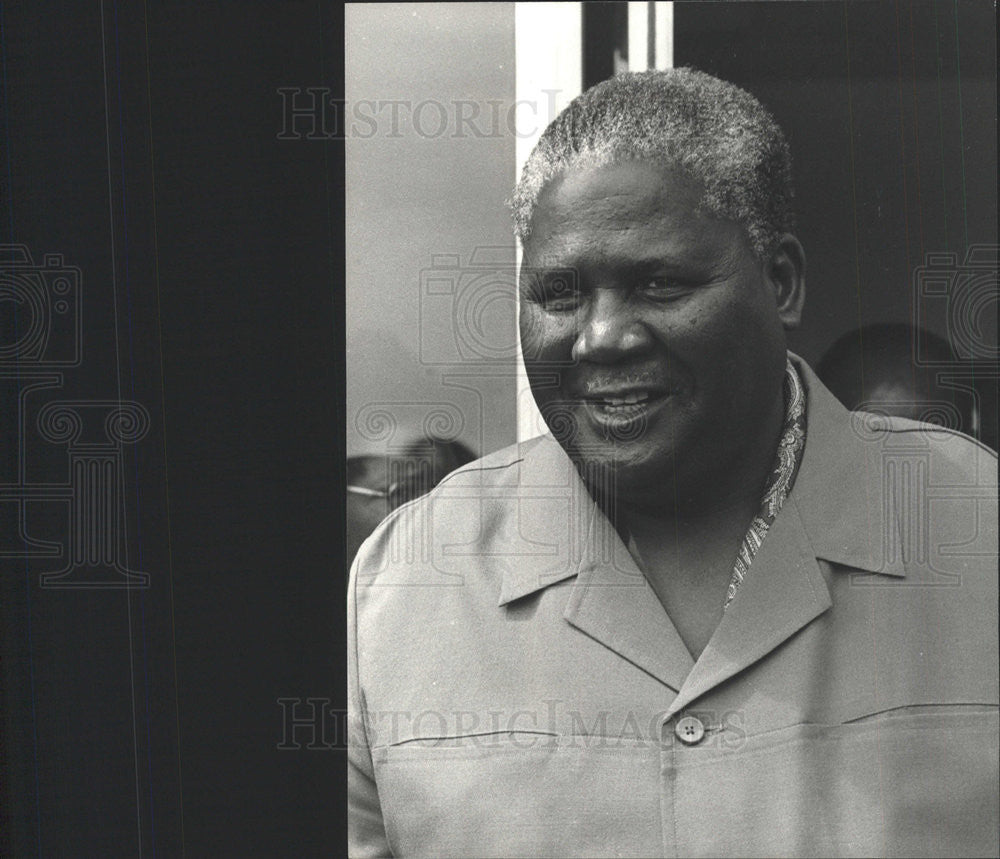 1978 Press Photo Zimbabwe Politician Vice President Joshua Nkomo - Historic Images