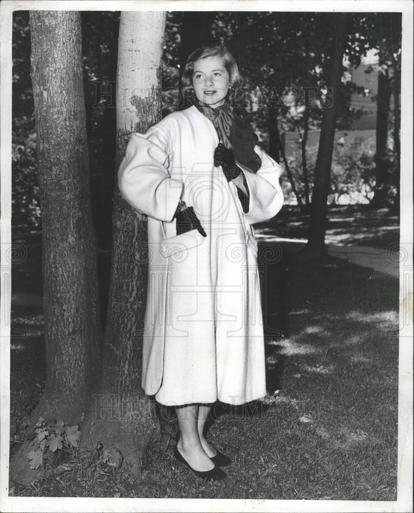 1952 Press Photo Diane Ritch American Film Television Actress Chicago Illinois - Historic Images