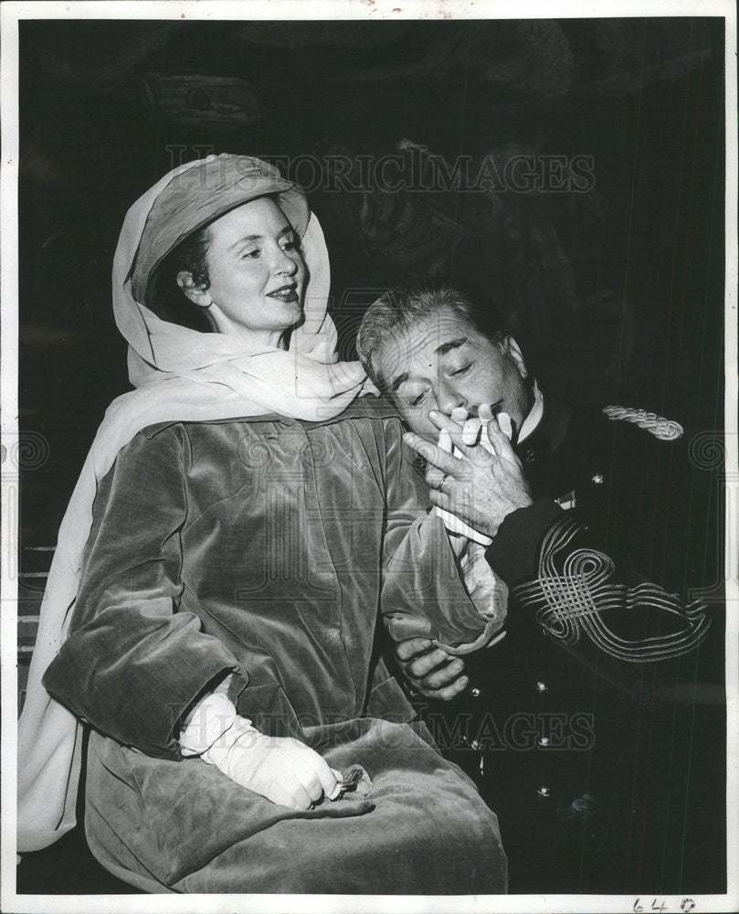 1958 Press Photo Frances Reid Waltz of The Toreadors Actress - Historic Images