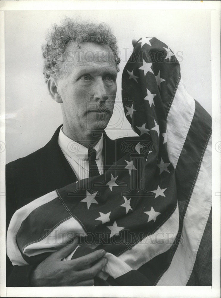 1936 Press Photo John Rowan Reid American Captain Chester Reid Naval Hero - Historic Images