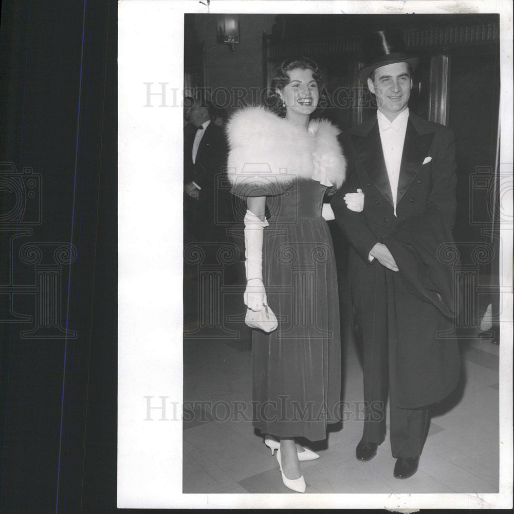 1959 Press Photo Karen Campbell Chicago Area Illinois Socialite - Historic Images