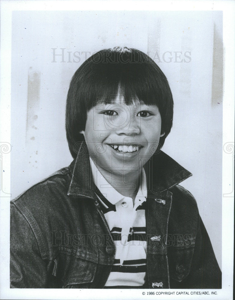 1986 Press Photo Ernie Reyes Karate Expert Kid Sidekicks - Historic Images