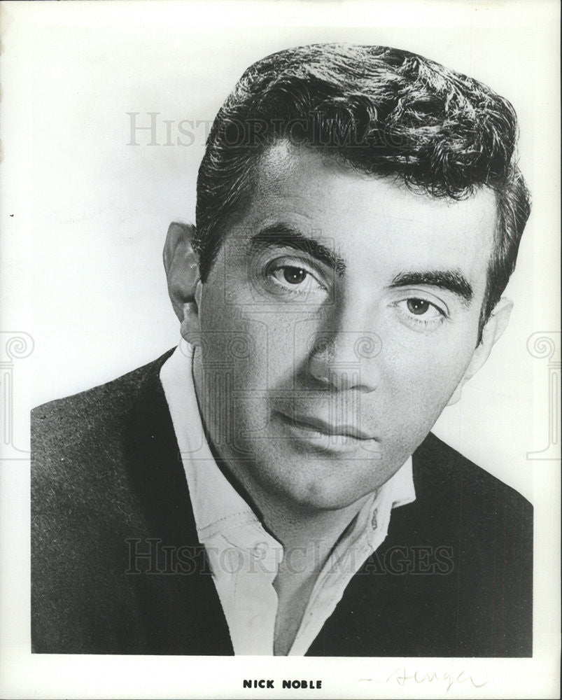 1967 Press Photo Nick Noble Singer - Historic Images