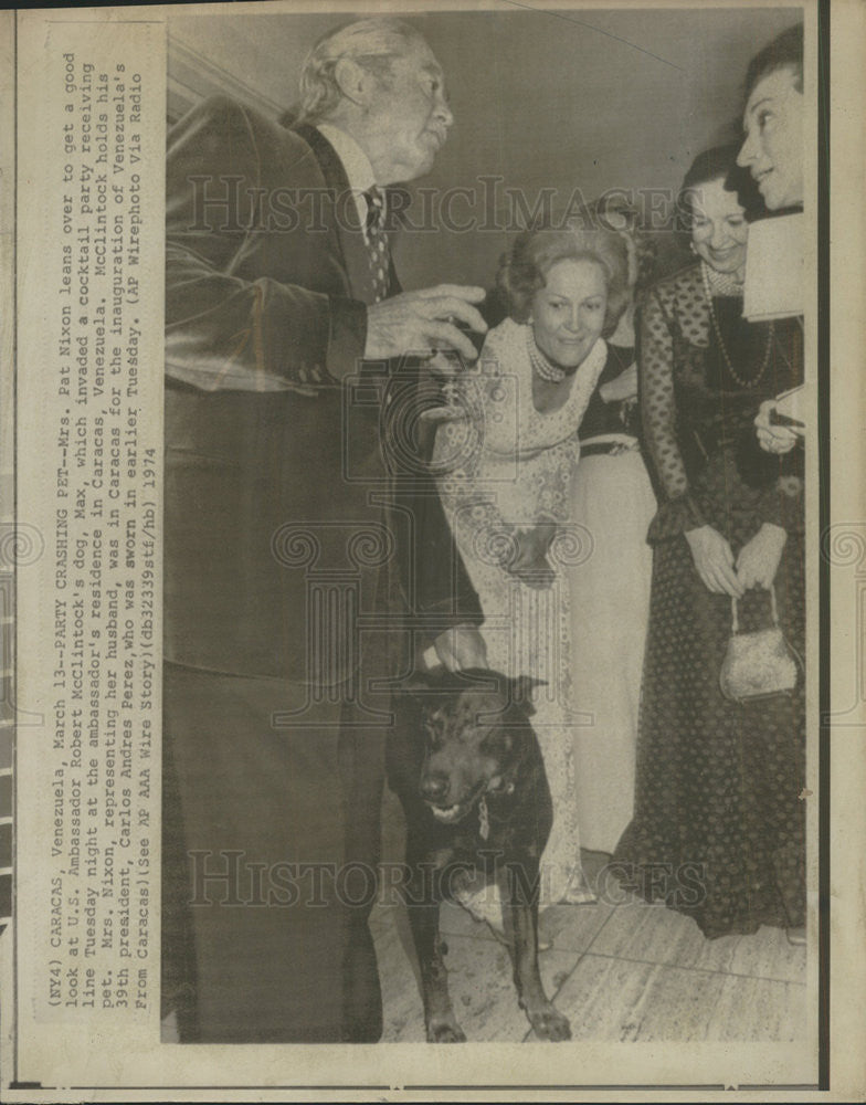 1974 Press Photo U.S Ambassador Robert McClintock - Historic Images