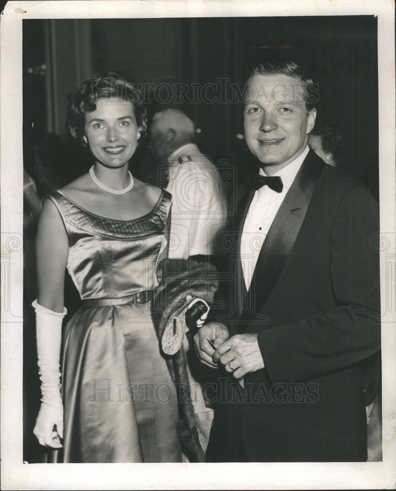 1959 Press Photo MRS. CHARLES PERCY HUSBAND - Historic Images