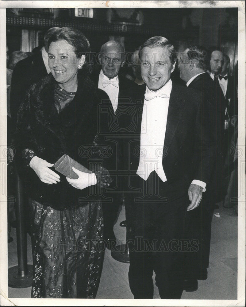 1973 Press Photo Senator and Mrs Charles Percy - Historic Images