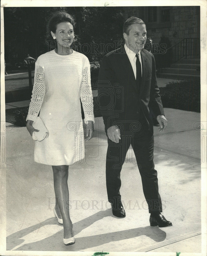 1967 Press Photo Senator Percy Mrs Charles Percy - Historic Images