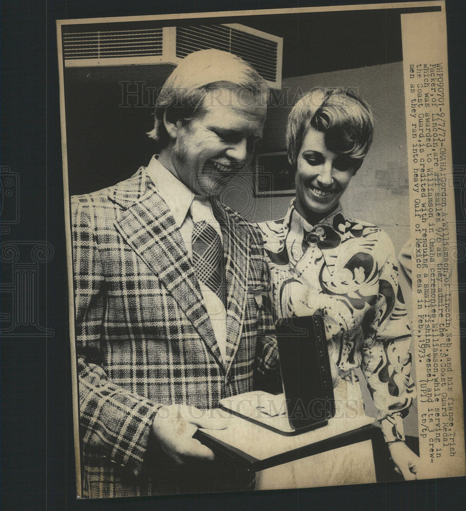 1973 Press Photo Gordon A Williamson Lincoln - Historic Images