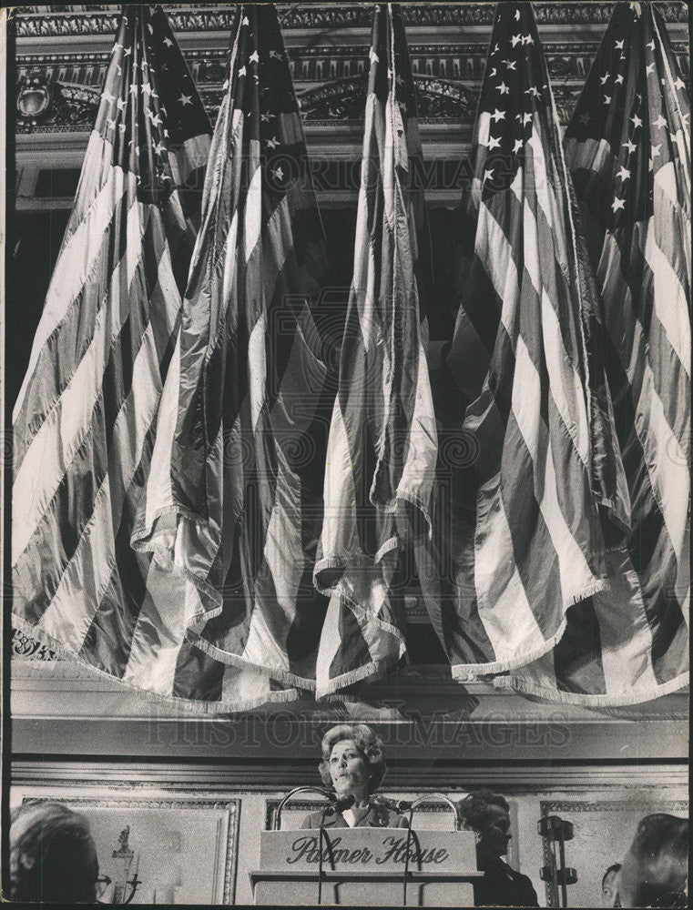 1970 Press Photo United States First Lady Mrs. Patricia Nixon Chicago Visit - Historic Images