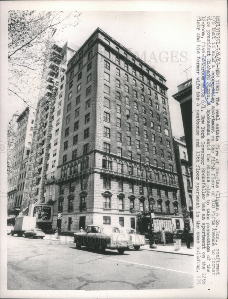 1963 Press Photo Douglas Elliman &amp; Co., Inc Cooperative Apartment - Historic Images