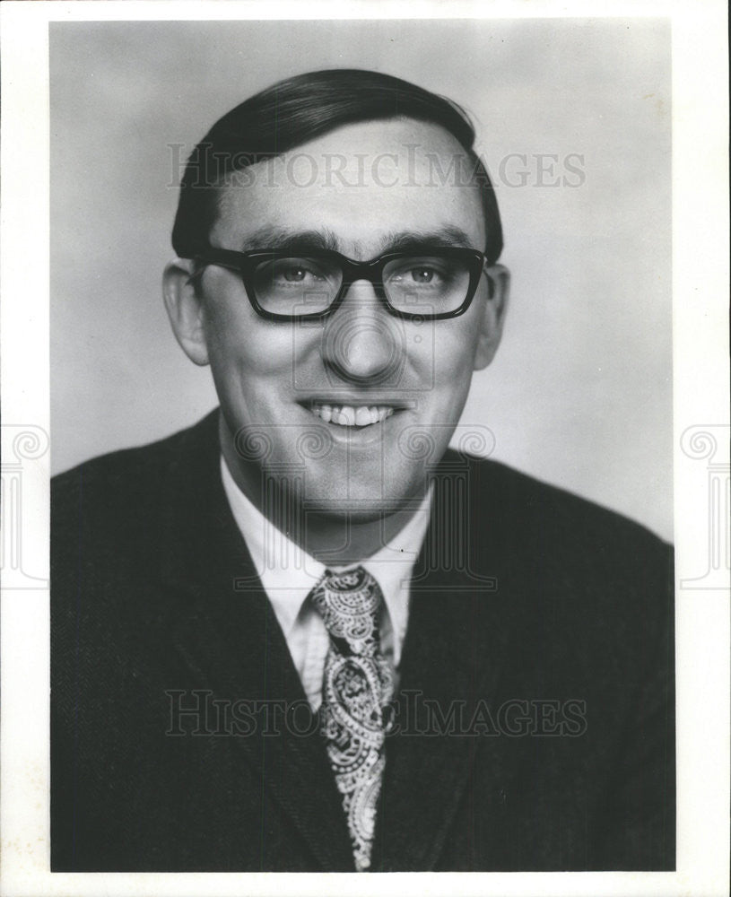 1972 Press Photo Tim McGinley American Business Executive - Historic Images