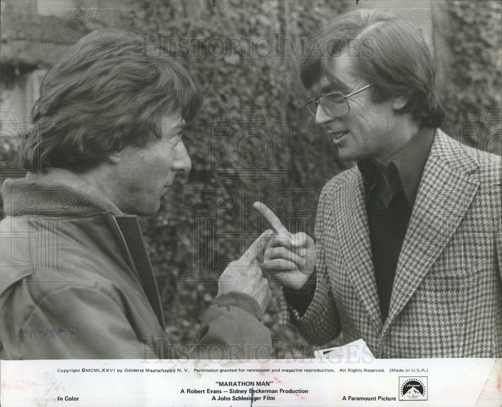 1976 Press Photo Robert Evans Marathon Man Star - Historic Images