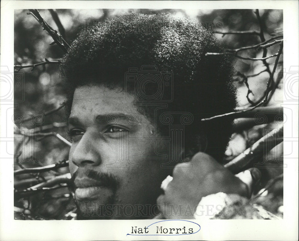 1973 Press Photo Nat Morris Singer - Historic Images