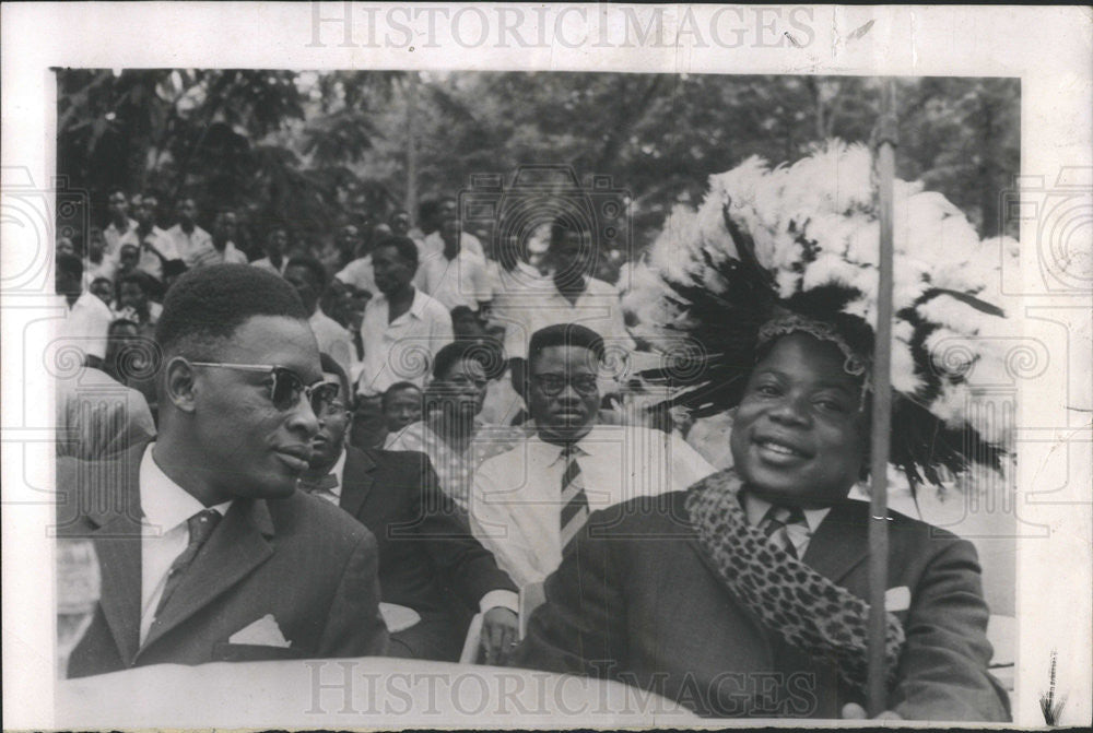 1962 Press Photo USTIN BOMBOKO CONGO POLITICIAN FOREIGN MINISTER - Historic Images