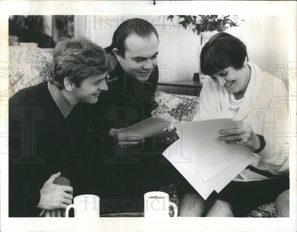 1988 Press Photo Mikhail Baryshnikov , Barbara Maters,Christina Lacroix - Historic Images