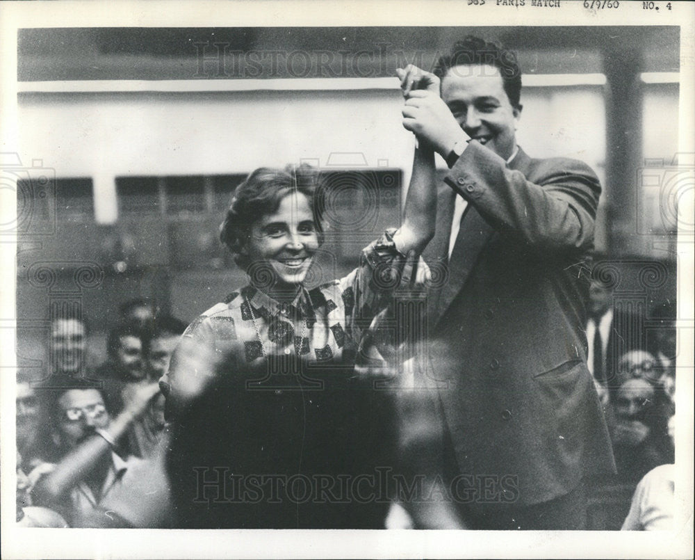 1960 Press Photo Babette Iagaillarde - Historic Images