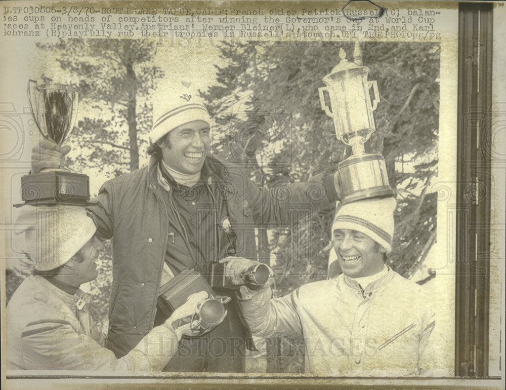 1970 Press Photo Patrick Russell French Alpine Skier Racer - Historic Images