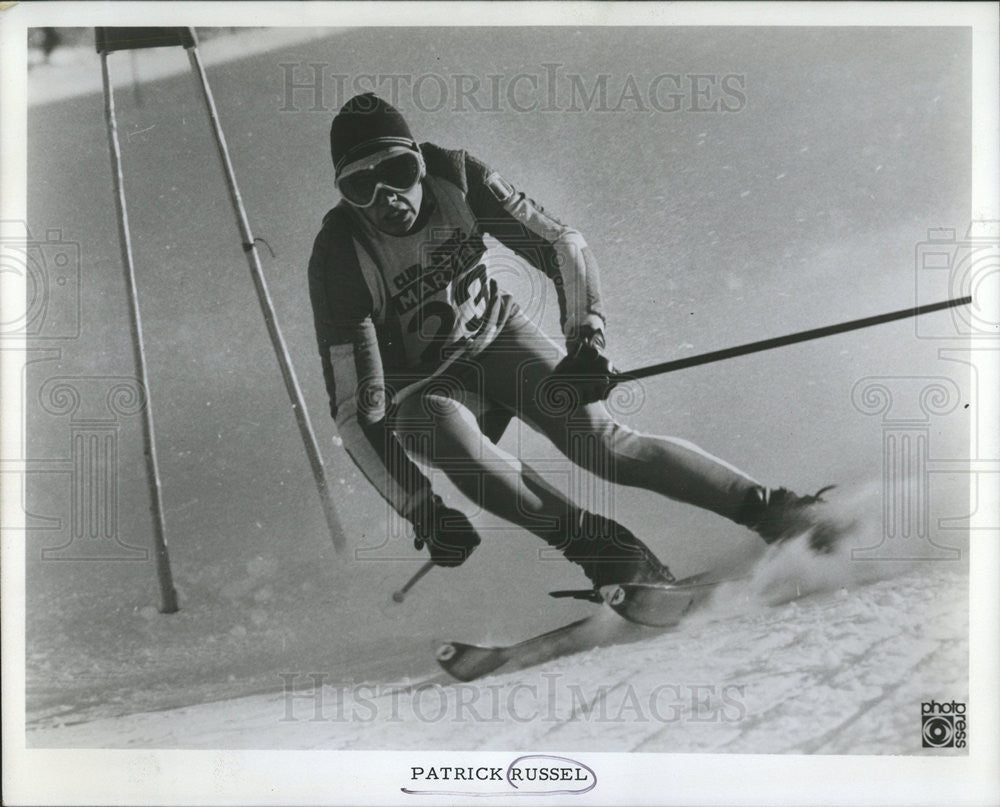 1968 Press Photo Skiier Patrick Russel - Historic Images