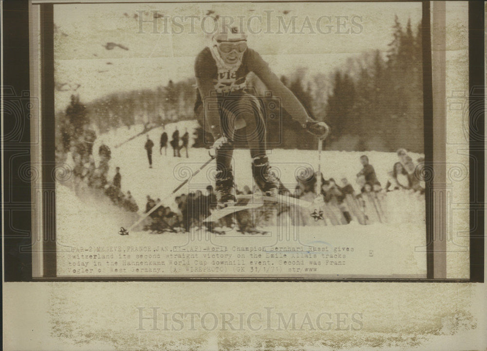 1971 Press Photo World Champion Ruesi - Historic Images