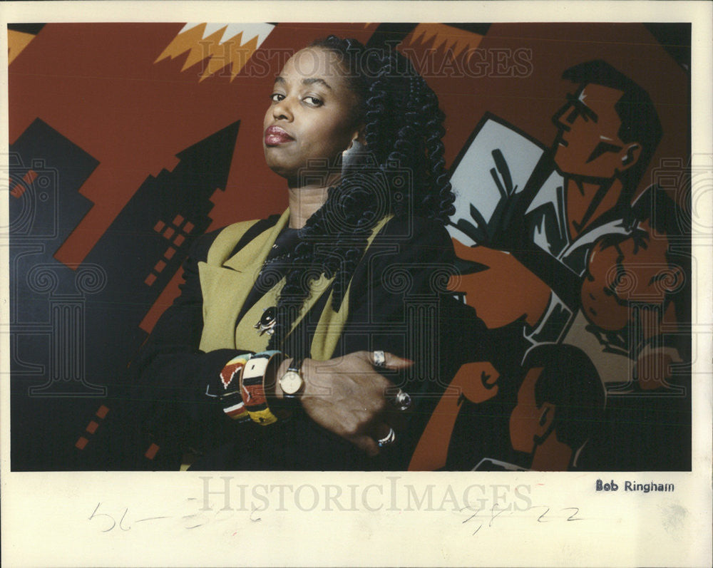 1993 Press Photo AMINA DICKERSON DIRECTOR EDUCATION PUBLIC PROGRAMS - Historic Images