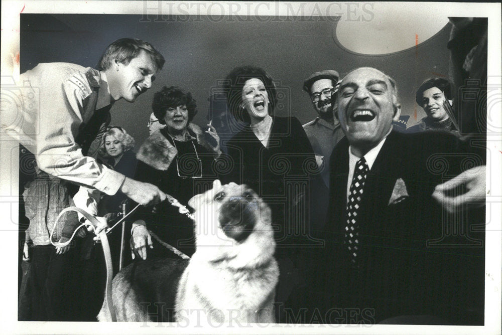 1979 Press Photo Police Supt Joseph DiLeonardi with police dog - Historic Images