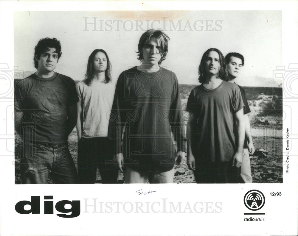 1994 Press Photo Dig Musicians vocalist guitarist Scott Hackwith - Historic Images