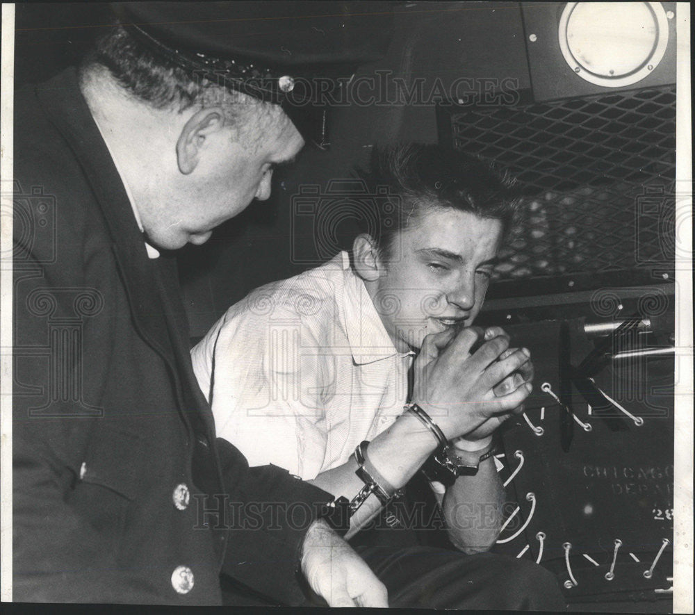 1960 Press Photo Henry Makowski Burglar - Historic Images