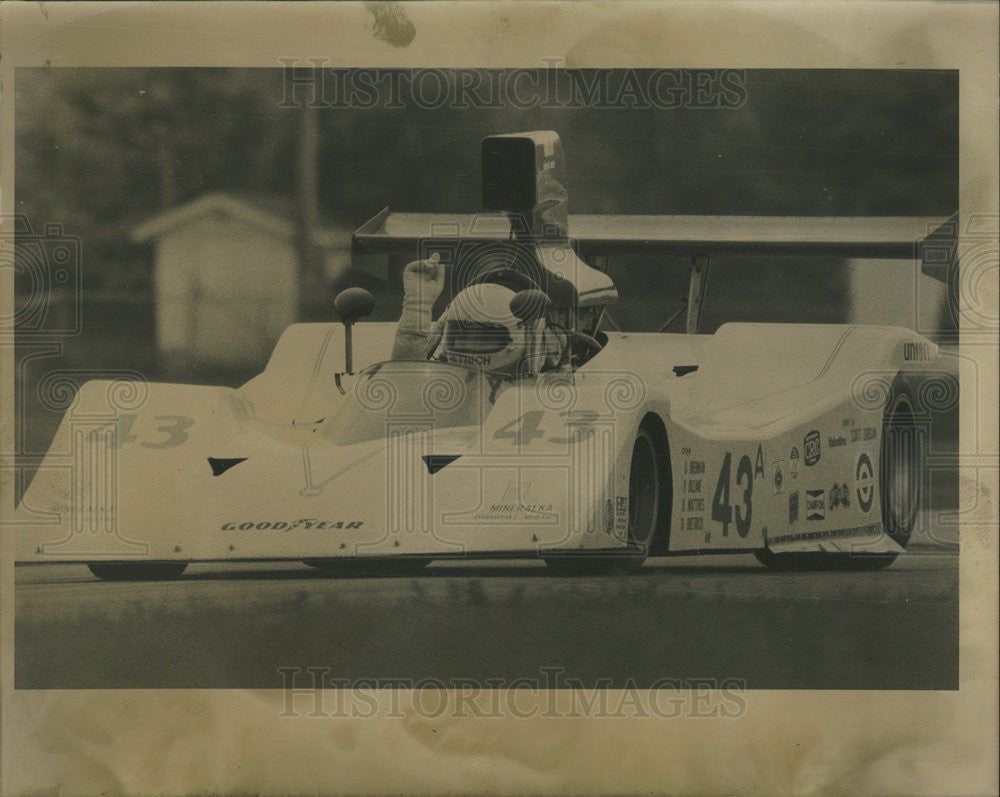 1980 Press Photo Dean Dietrich American Race Car Driver - Historic Images