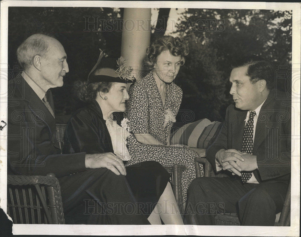 1940 Press Photo Former Governor &amp; Mrs. Pinchot Gifford &amp; Wendell Willkie &amp; Wife - Historic Images