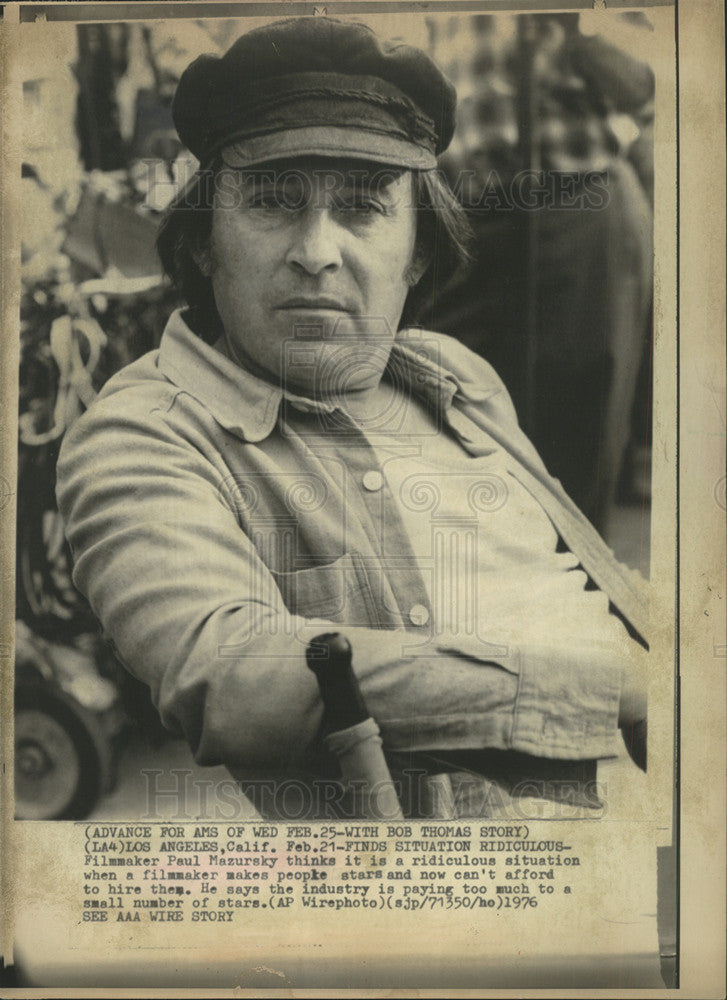 1976 Press Photo Paul Mazursky - Historic Images