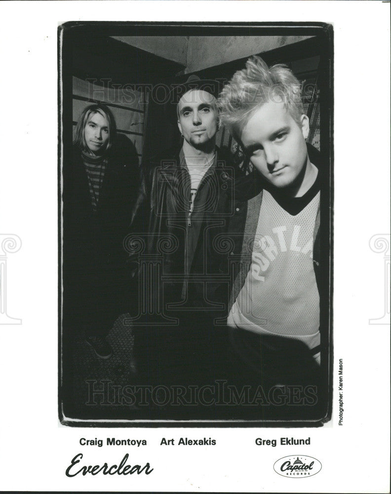 1996 Press Photo Everclear Craig Montoys Art Alexakis Grag Eklund - Historic Images