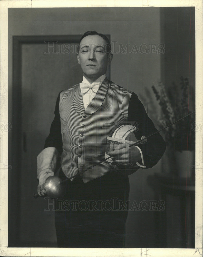 1936 Press Photo McKay Morris Actor Prince Mikail Tevarich - Historic Images