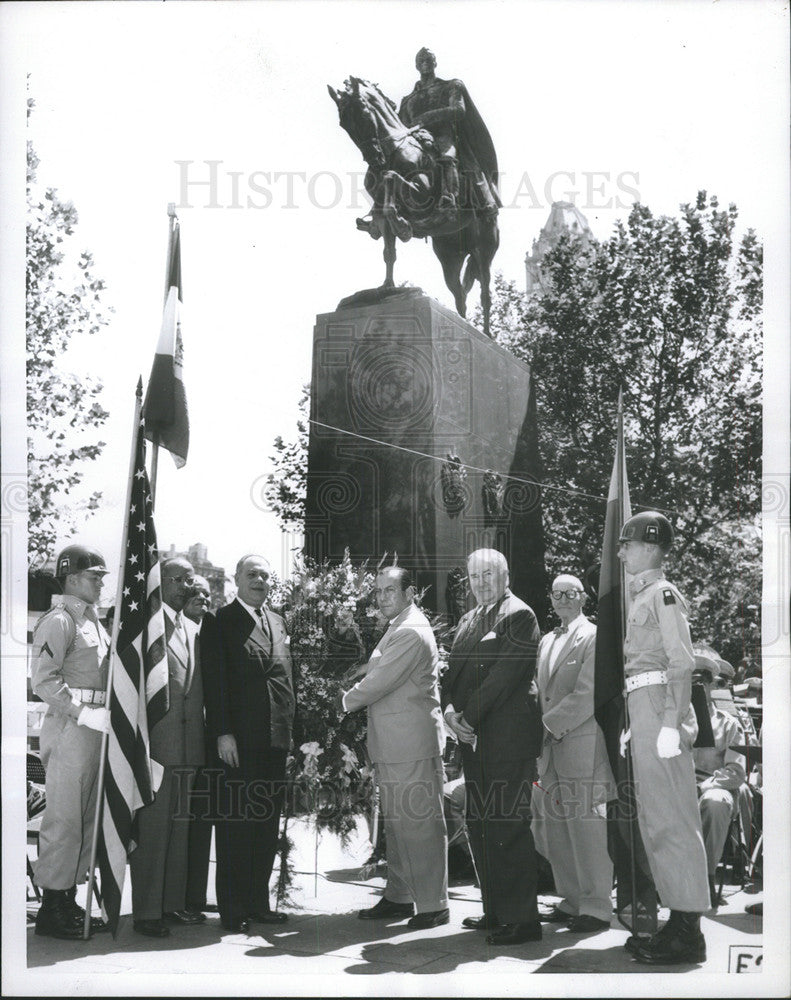 1954 Press Photo SIMON BOLIVAR SOUTH AMERICAN LIBERATOR - Historic Images