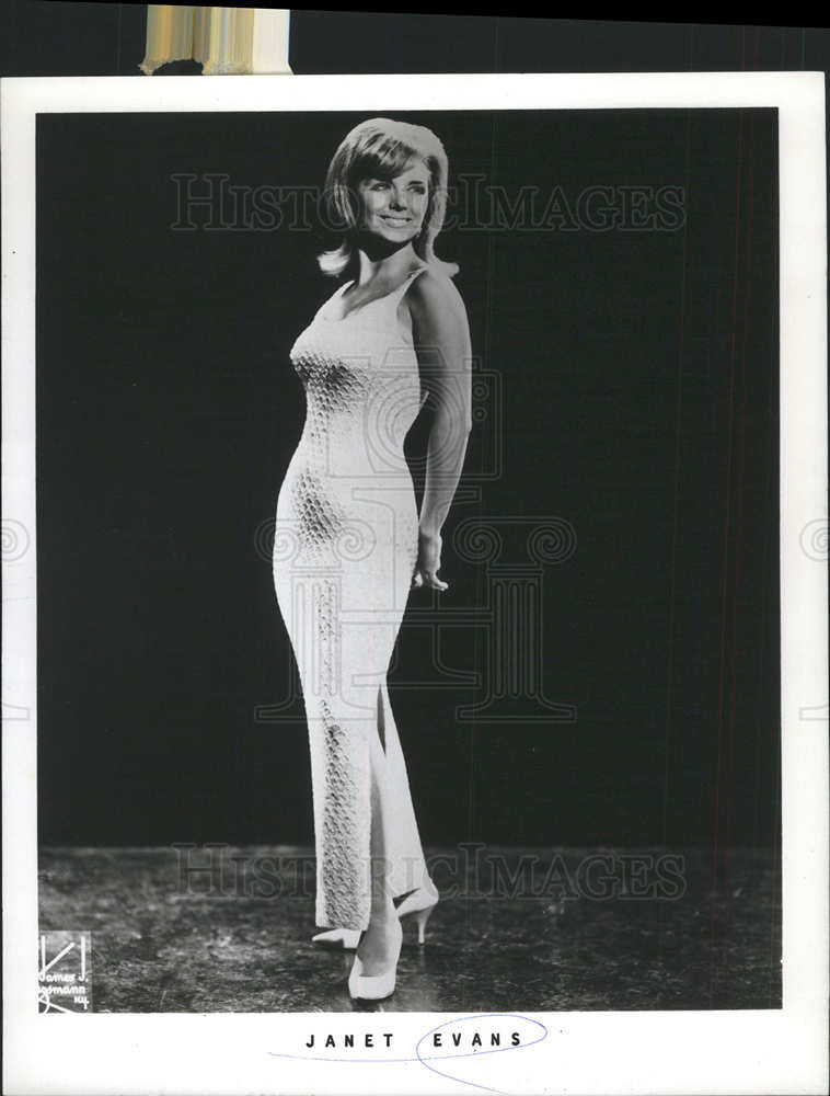 1969 Press Photo Janet Evans American Singer - Historic Images