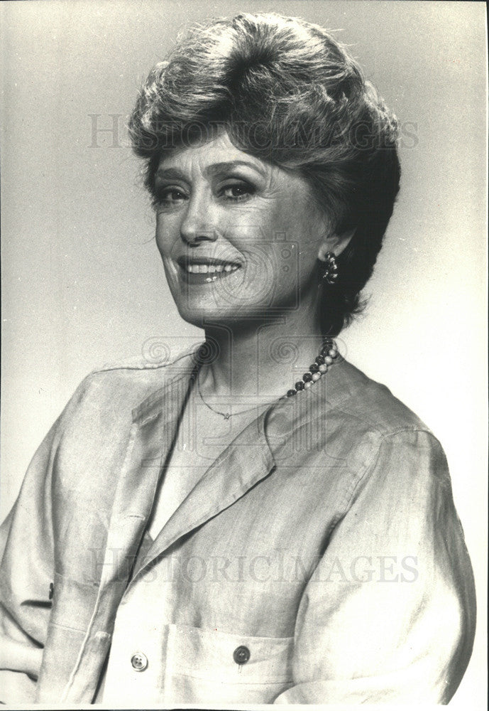 1987 Press Photo Rue McClanahan The Golden Girls Actress - Historic Images