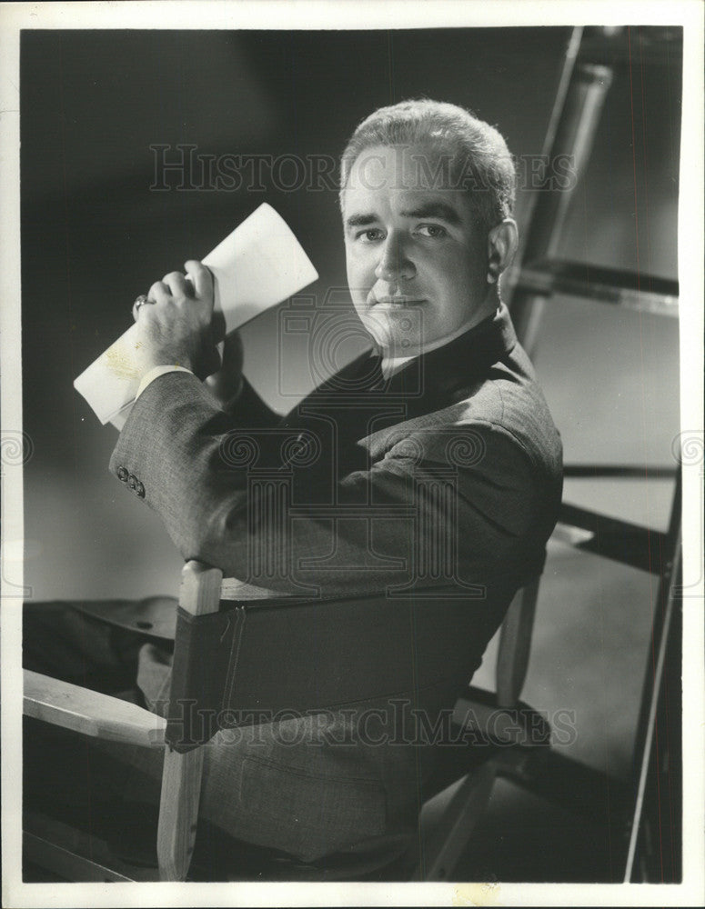 1958 Press Photo Albert McCleery, senior exeuctive producer. - Historic Images