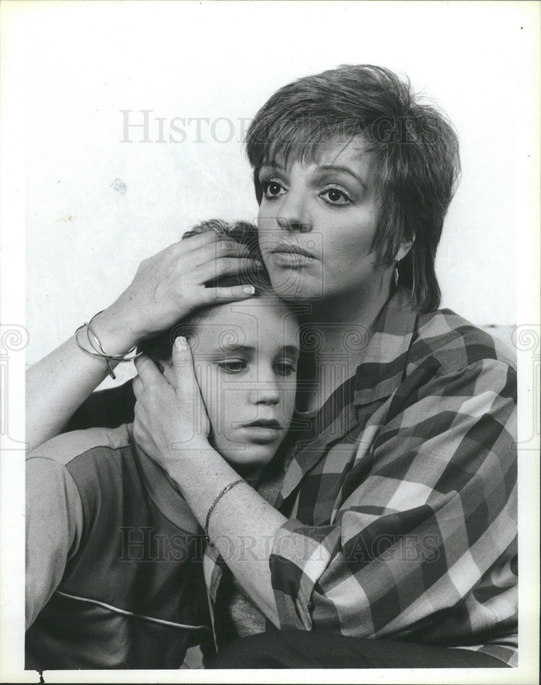 1986 Press Photo Liza Minnelli American Film Television Actress Singer - Historic Images