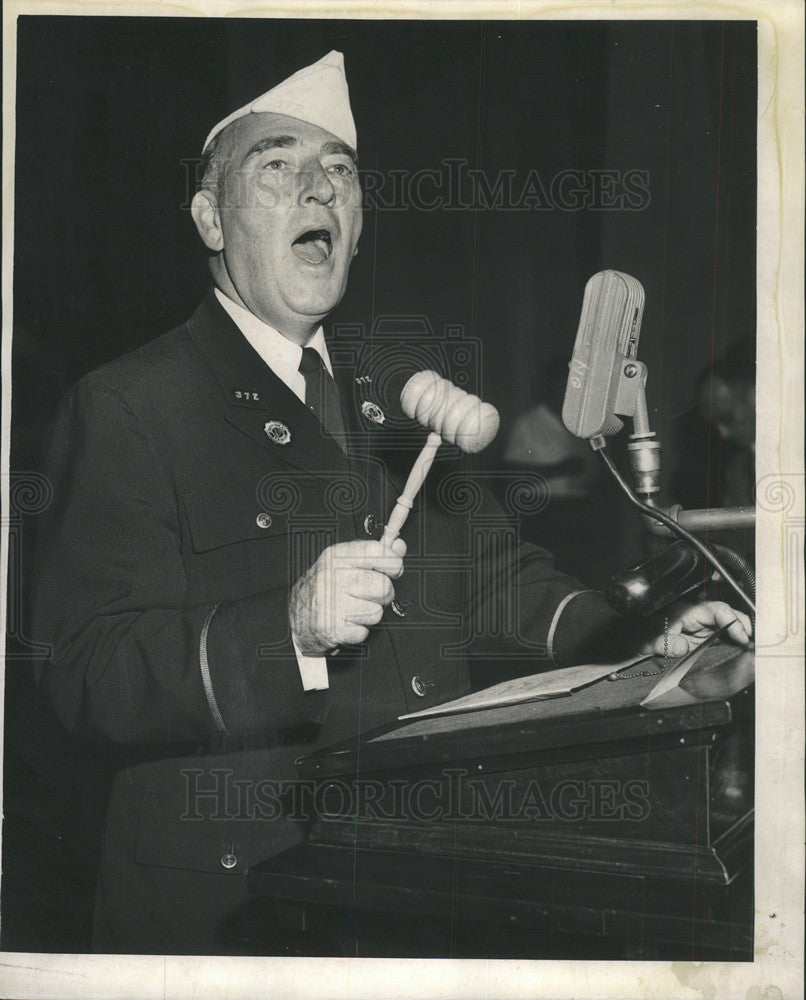 1953 Press Photo State Commander Pierce F Brautigam - Historic Images