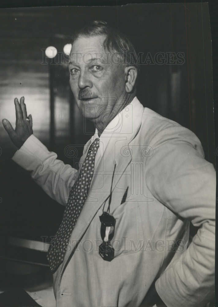 1932 Press Photo William Woodward Brandon American Democratic Politician - Historic Images