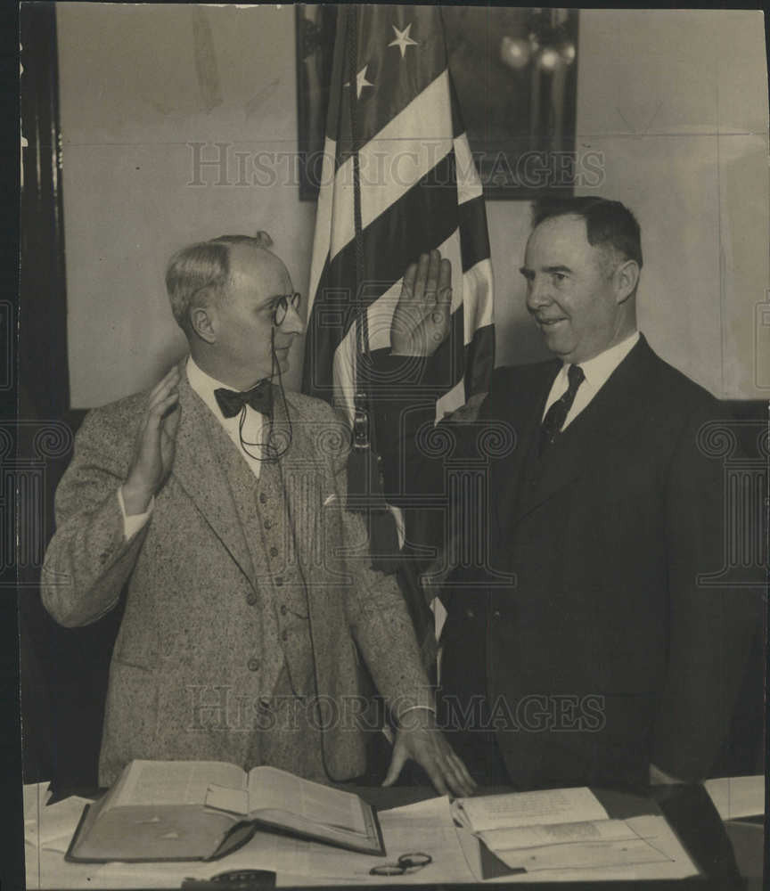1931 Press Photo County Judge Edmund k Jarecki Politician - Historic Images