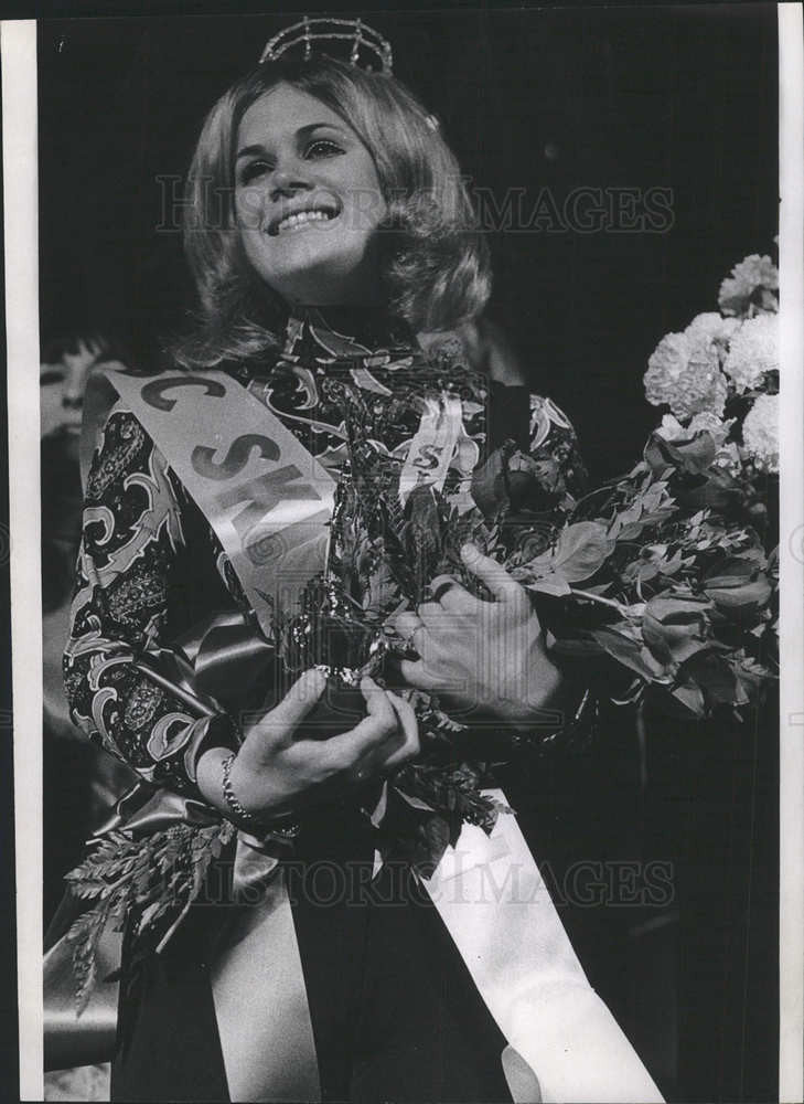 1970 Press Photo Chicago Met Ski Council Queen - Historic Images