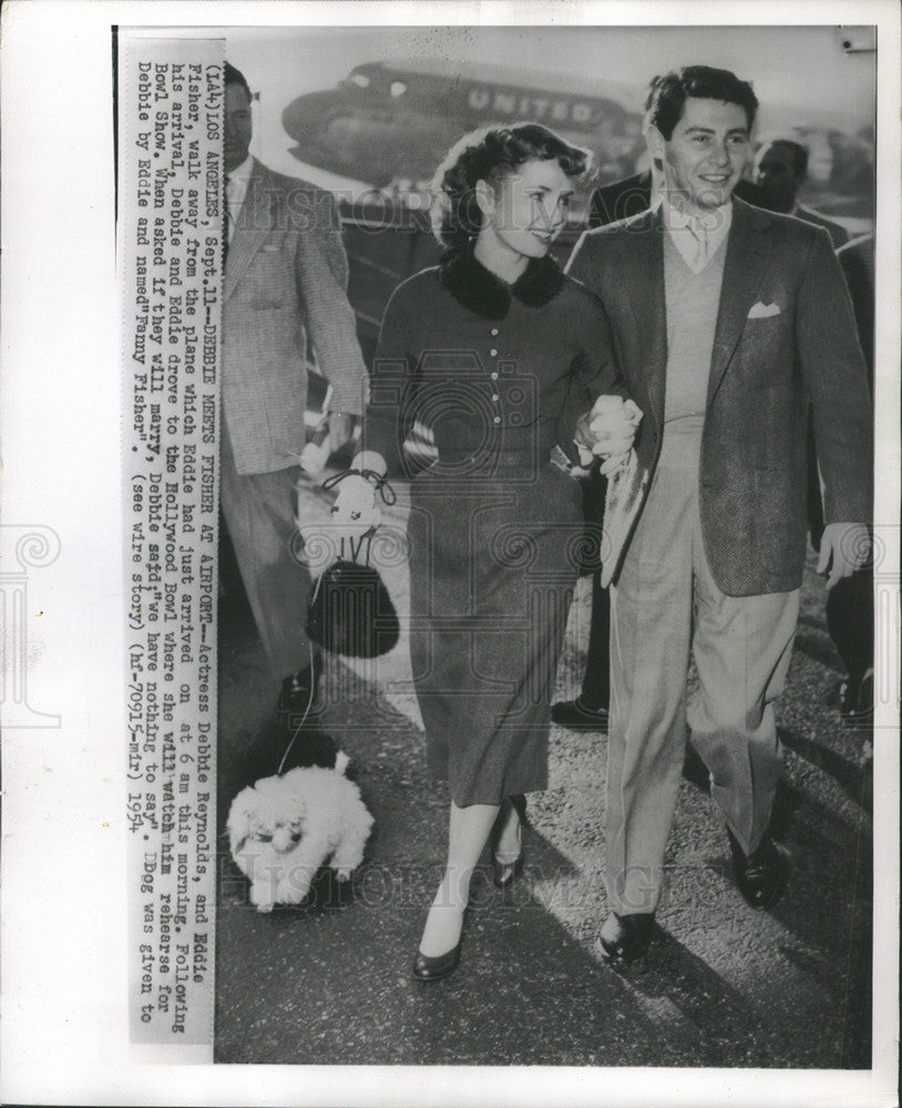 1954 Press Photo Debbie Reynolds American Singer Actress Dancer - Historic Images