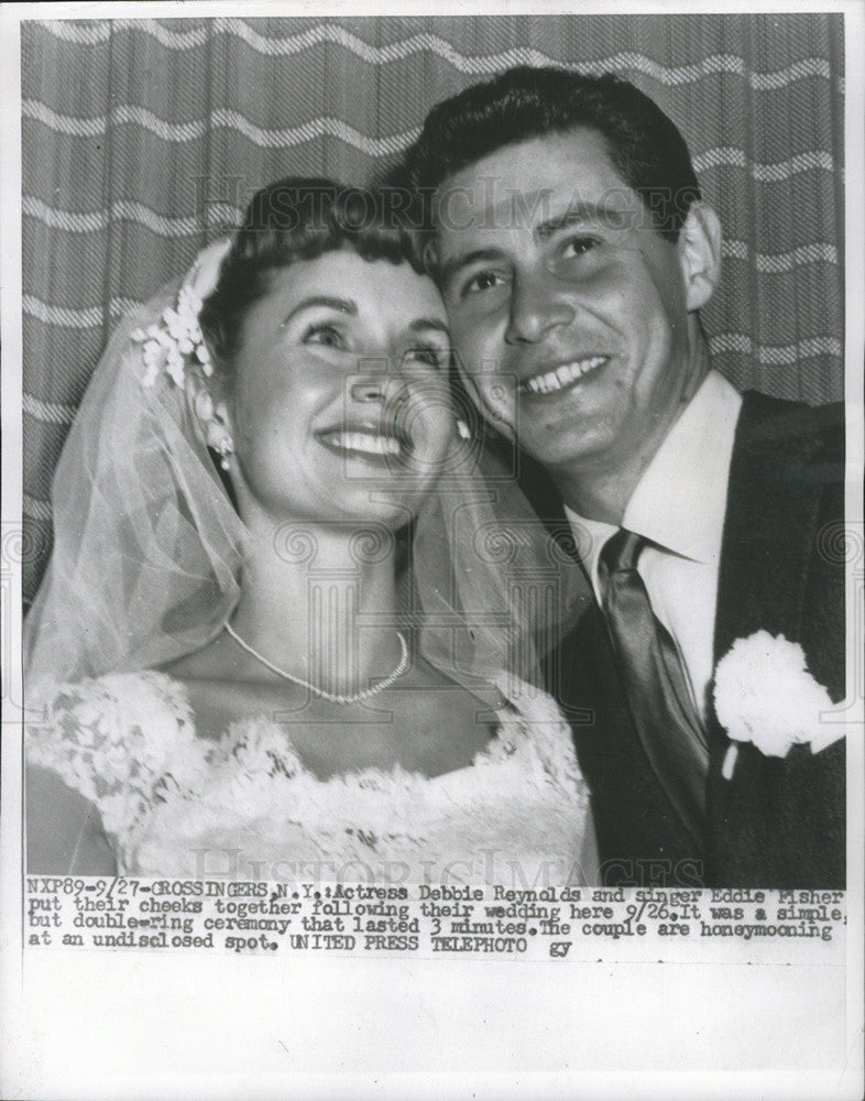 1959 Press Photo Actress Debbie Reynolds - Historic Images