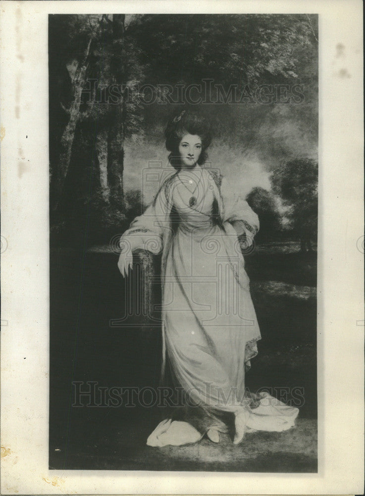 1928 Press Photo Sir Joshua Reynolds English painter portraits bought Chesham - Historic Images